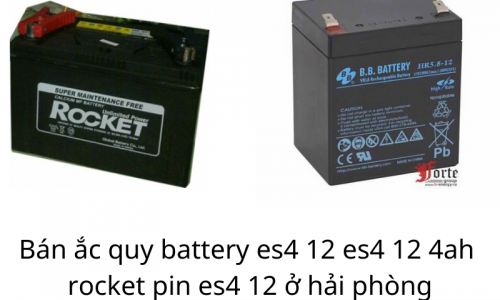 Bán ắc quy battery es4 12 es4 12 4ah rocket pin es4 12 ở hải phòng